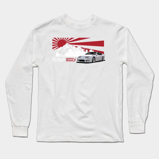 Nissan 300ZX, JDM Car Long Sleeve T-Shirt by T-JD